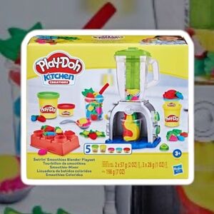 (NIB) Play-Doh® Kitchen Creations Swirlin' Smoothies Blender Playset